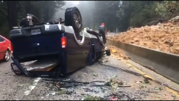 Flooding, Road Closures As Heavy Rains Fall On Saturated Ground